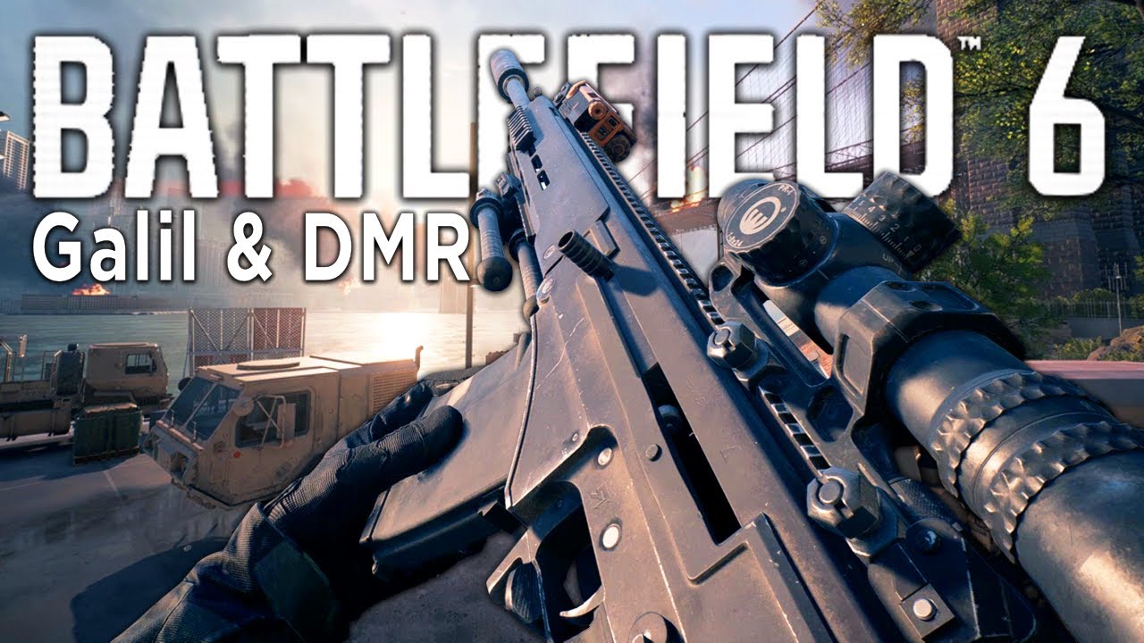 BEST DMR and Galil ACE 32 in Battlefield 6 Open BETA Gameplay Showcase