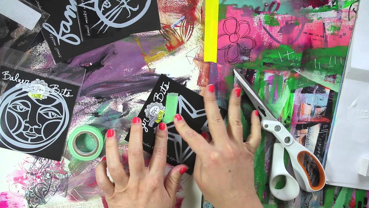Taping Your Stencils or Turning a Mask into a Stencil