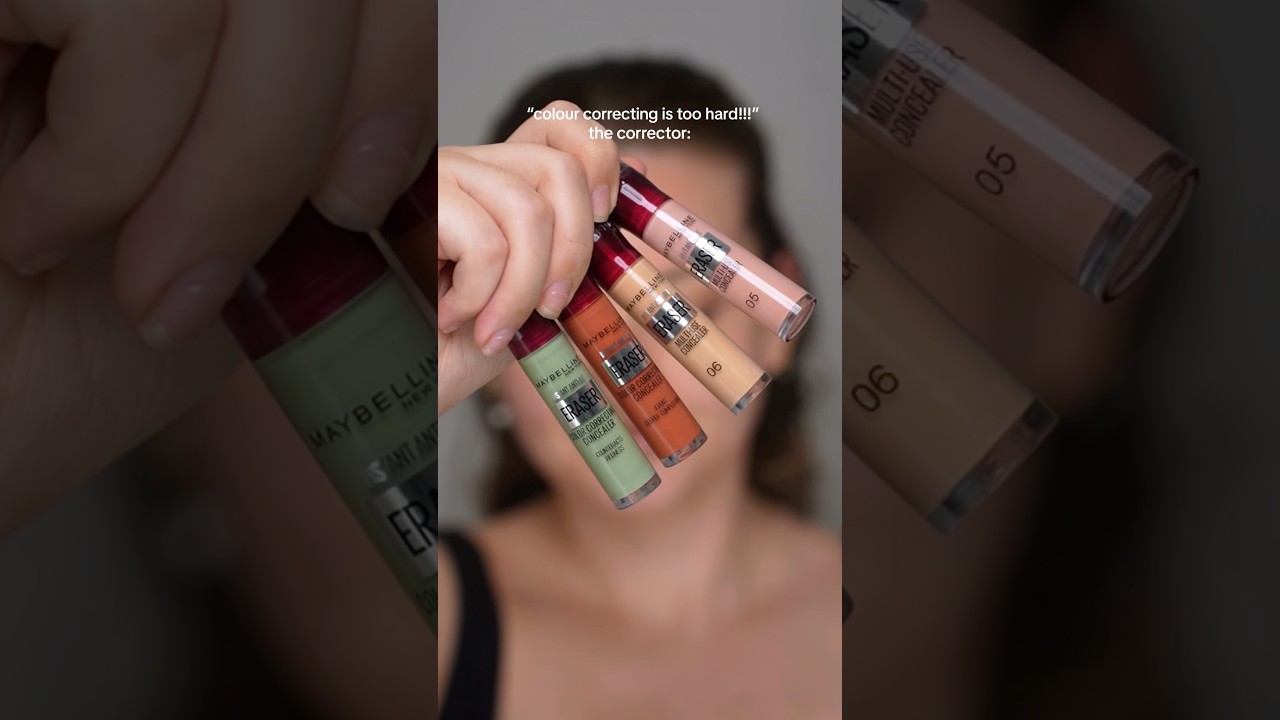 colour correcting is easier then ever with ​⁠​⁠@maybellinenewyork instant eraser #makeup #ad