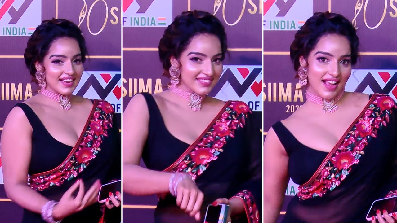 Malavika Menon Slays the Rakamma Hook Step from Vikrant Rona on SIIMA 2022 Red Carpet