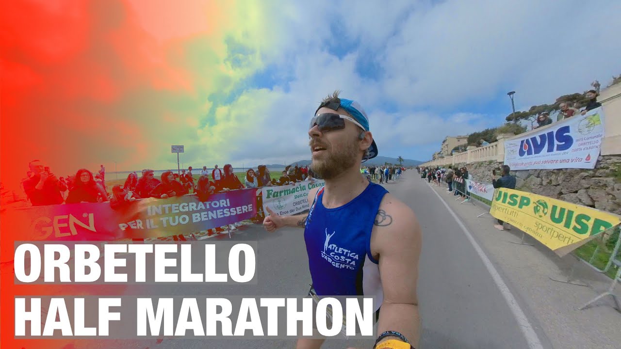 Orbetello Half Marathon (2023) - Orbetello21K Running vlog