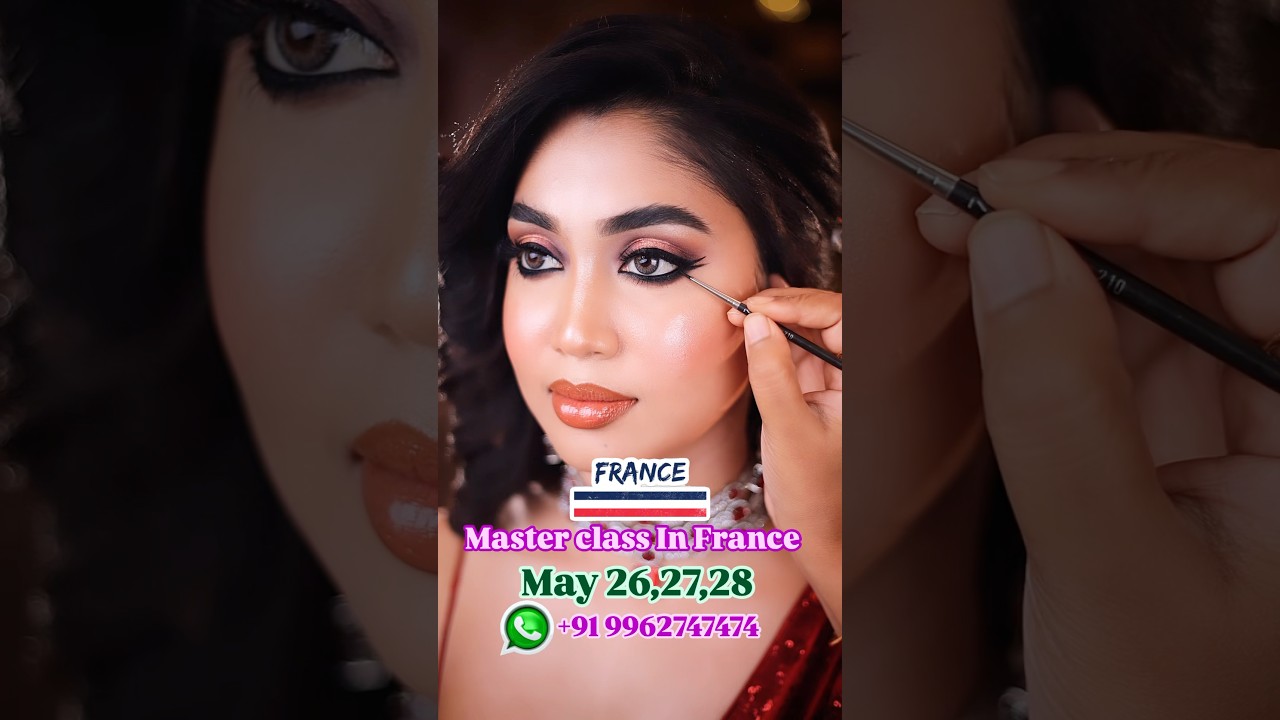 3days Master class In France 9962747474 #makeupinstitute #wedding #arabianmakeupstudio #makeupartist