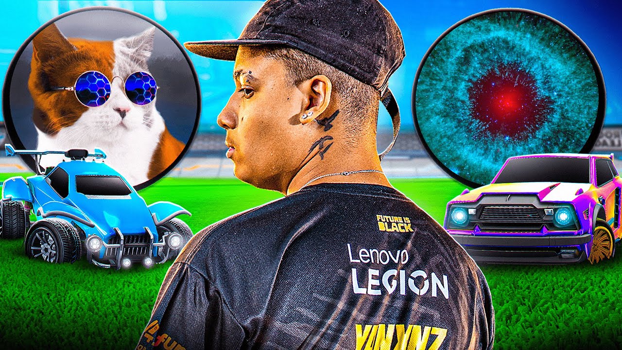 JOGUEI CONTRA OS MAIORES YOUTUBERS DO BRASIL NO ROCKET LEAGUE!