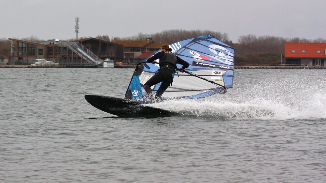 Windsurfing At Brouwersdam (DRONE FOOTAGE)