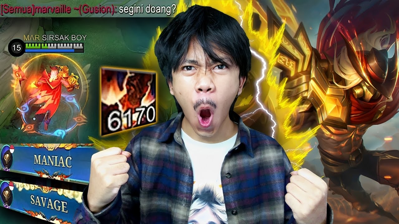 ALDOUS MODE MAYHEM 6000 STACK ONE PUNCH MAN IS REAL - Mobile legends