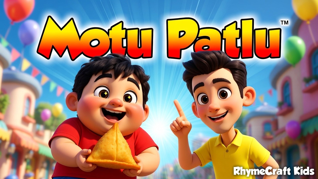 Motu Patlu Ki Dosti | Funny Hindi Moral Story for Kids | RhymeCraft Kids #MotuPatlu #RhymeCraftKids