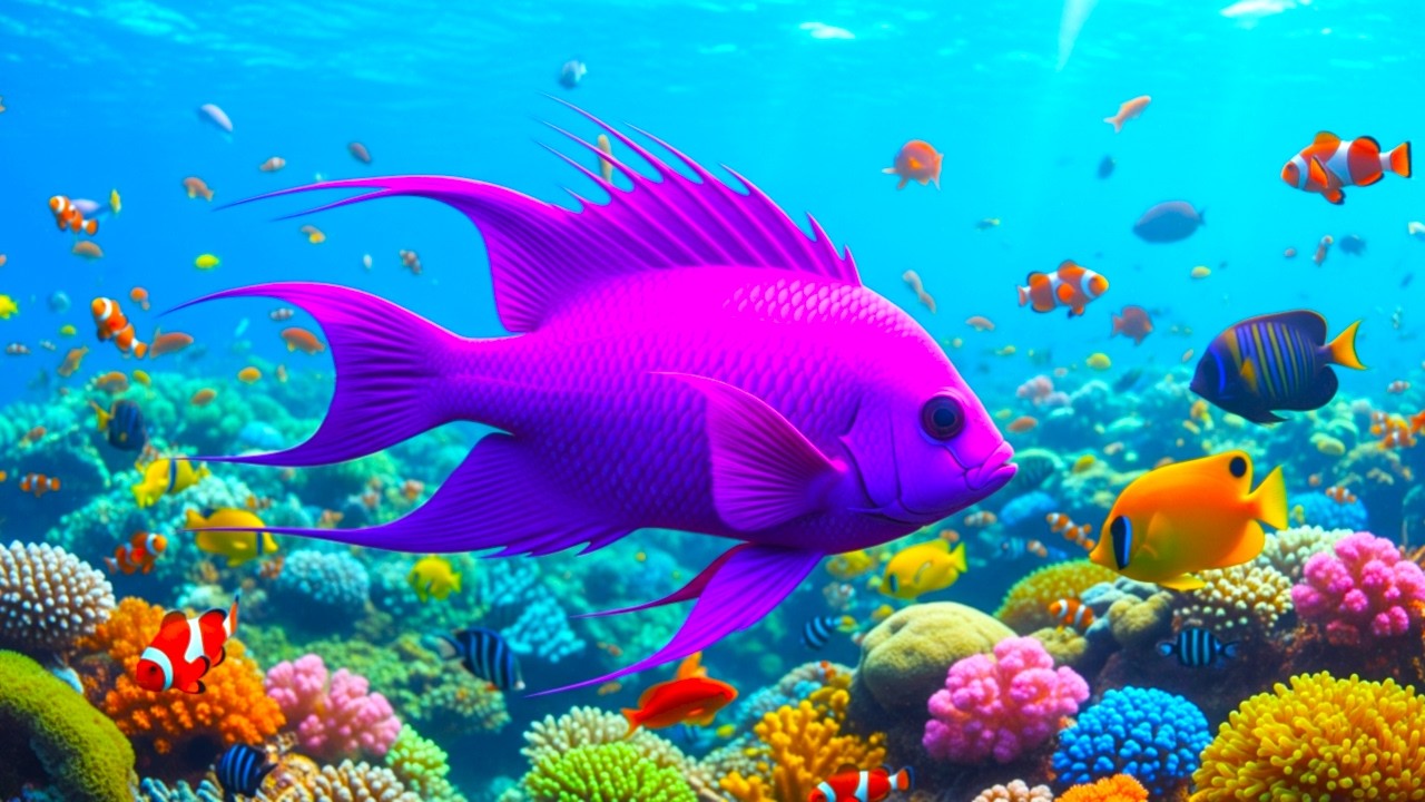 The Best 4K Aquarium - Dive Into The Mesmerizing Underwater Realm, Sea Jellyfish, Coral Reefs