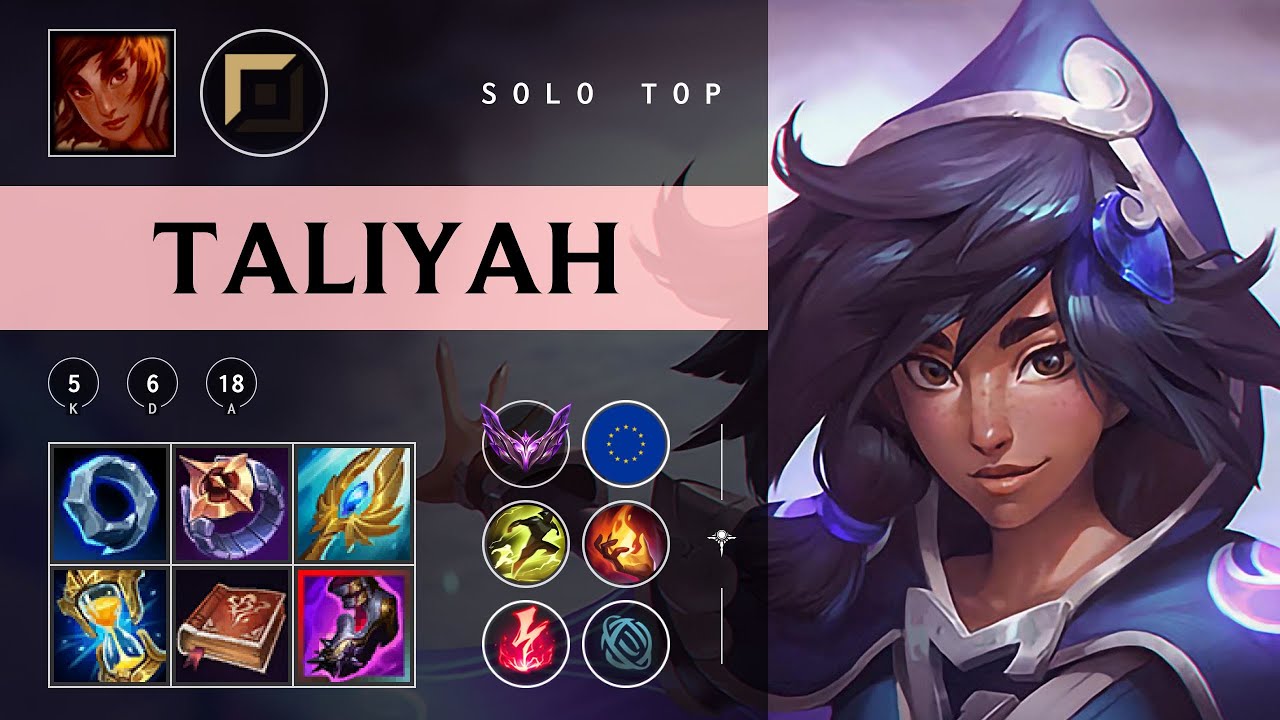 Taliyah Top vs Sion - EUW Master Patch 25.24