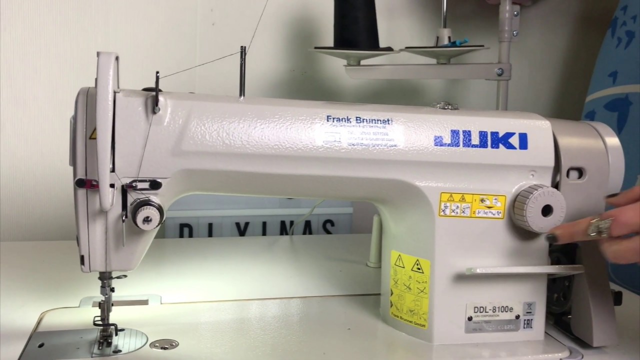 طريقه لضم ماكينه الخياطه الصناعي جوكي Juki 8100e