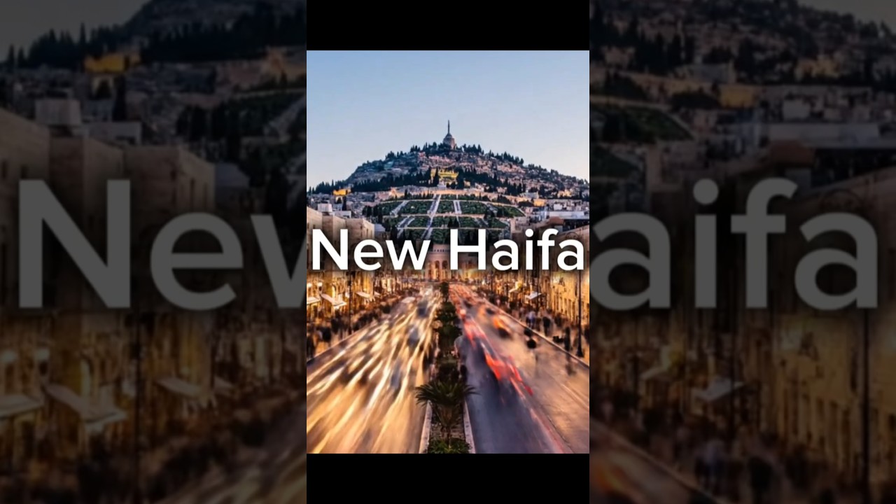 Haifa through the eyes of AI #music #israel #beach #shorts