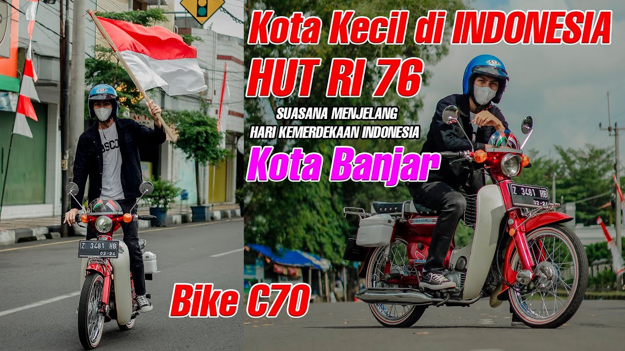 Menikmati Kota Kecil di Indonesia keliling Menggunakan Motor C70