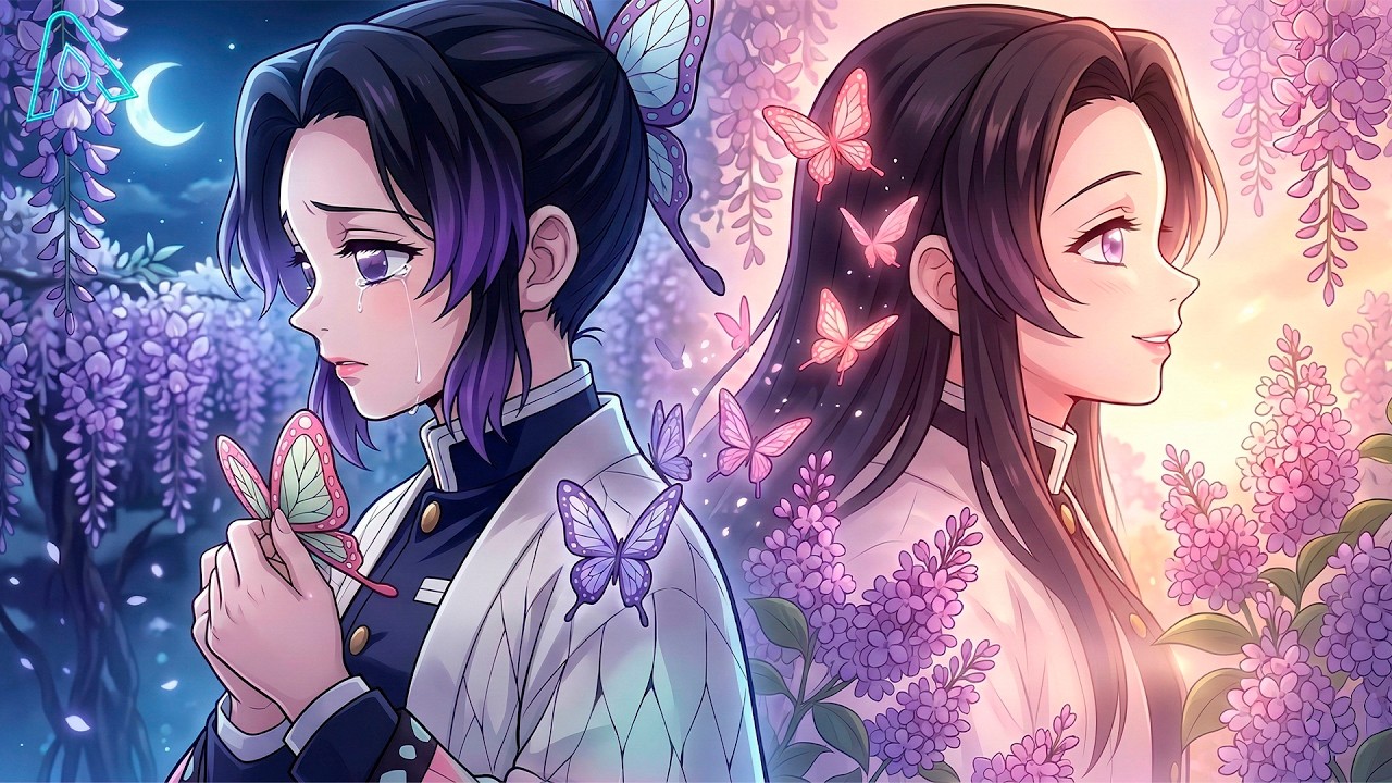 🔴O SORRISO FALSO (rap da Kanae e Shinobu) • Demon slayer