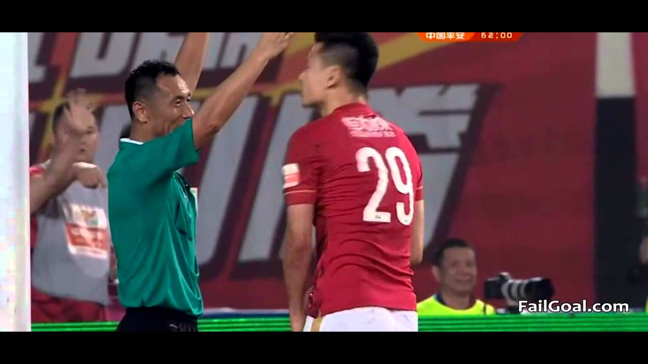 Stupid ELKESON Cancels Gaolin Amazing Goal against Changchun Yatai by：FailGoal.com