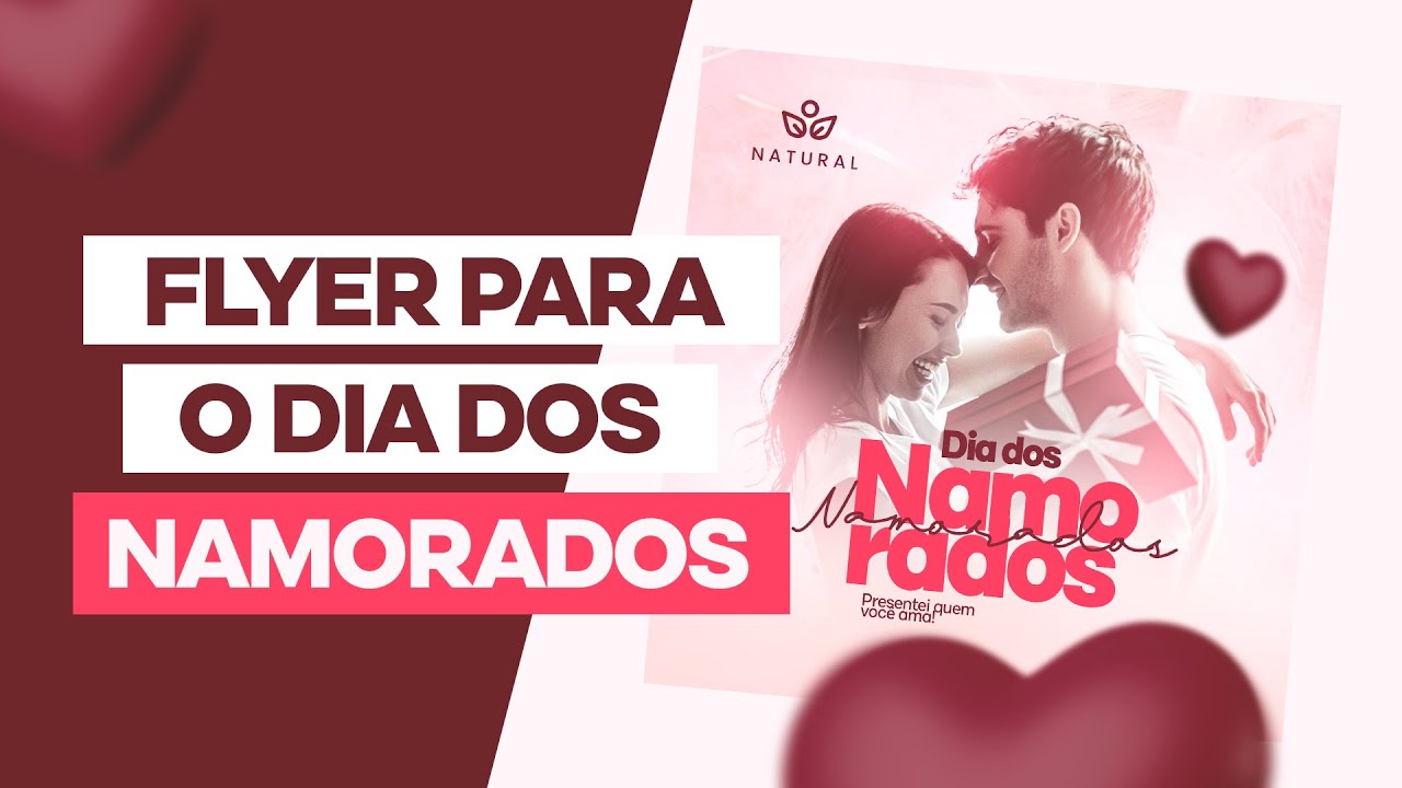 Como Criar Arte para dia dos namorados no Photoshop // Social Media