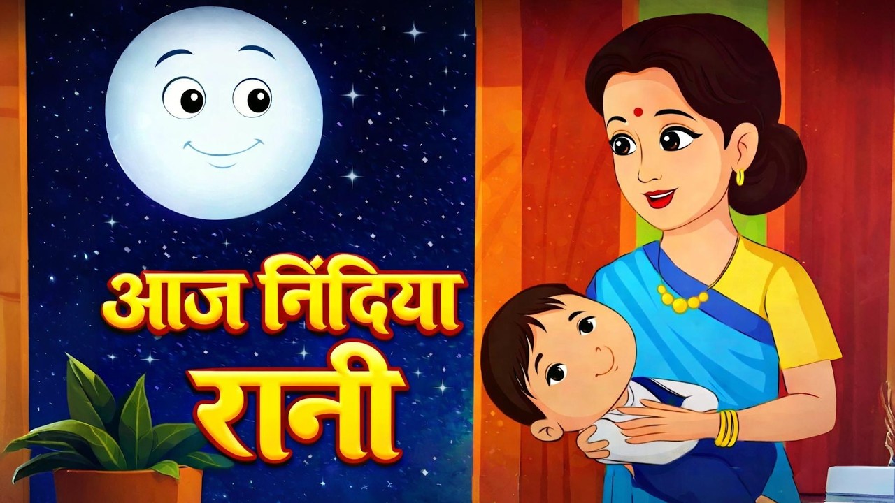 आजा निदिया रानी आजा | Aaja Nidiya Rani Aaja | Sleeping Poem | Hindi Rhymes For Kids