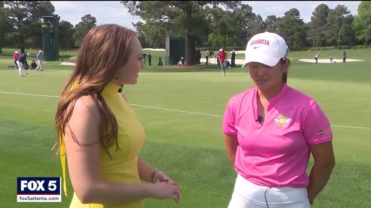 Jenny Bae practices at Augusta National before final round of the Augusta National Women&rsquo;s Amateur