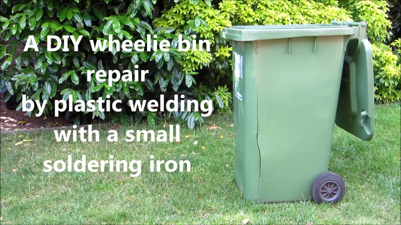 Repair a Cracked Wheelie Bin with DIY Plastic Welding