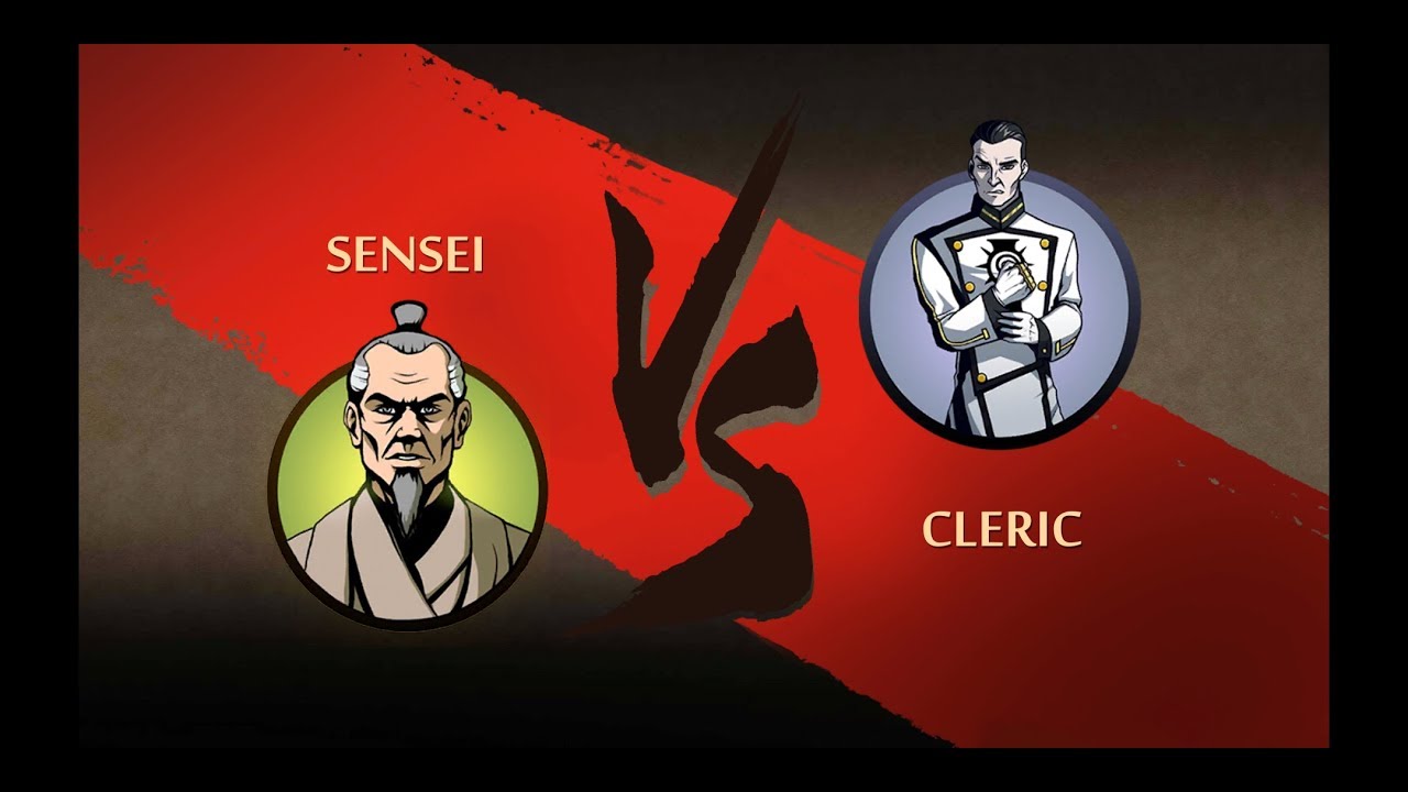 sensei vs cleric shadow fight 2 special