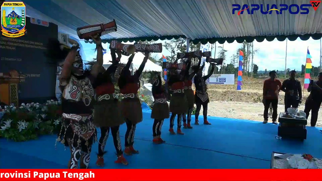 Groundbreaking Pembangunan Kantor Gubernur, DPRD, MRP Papua Tengah