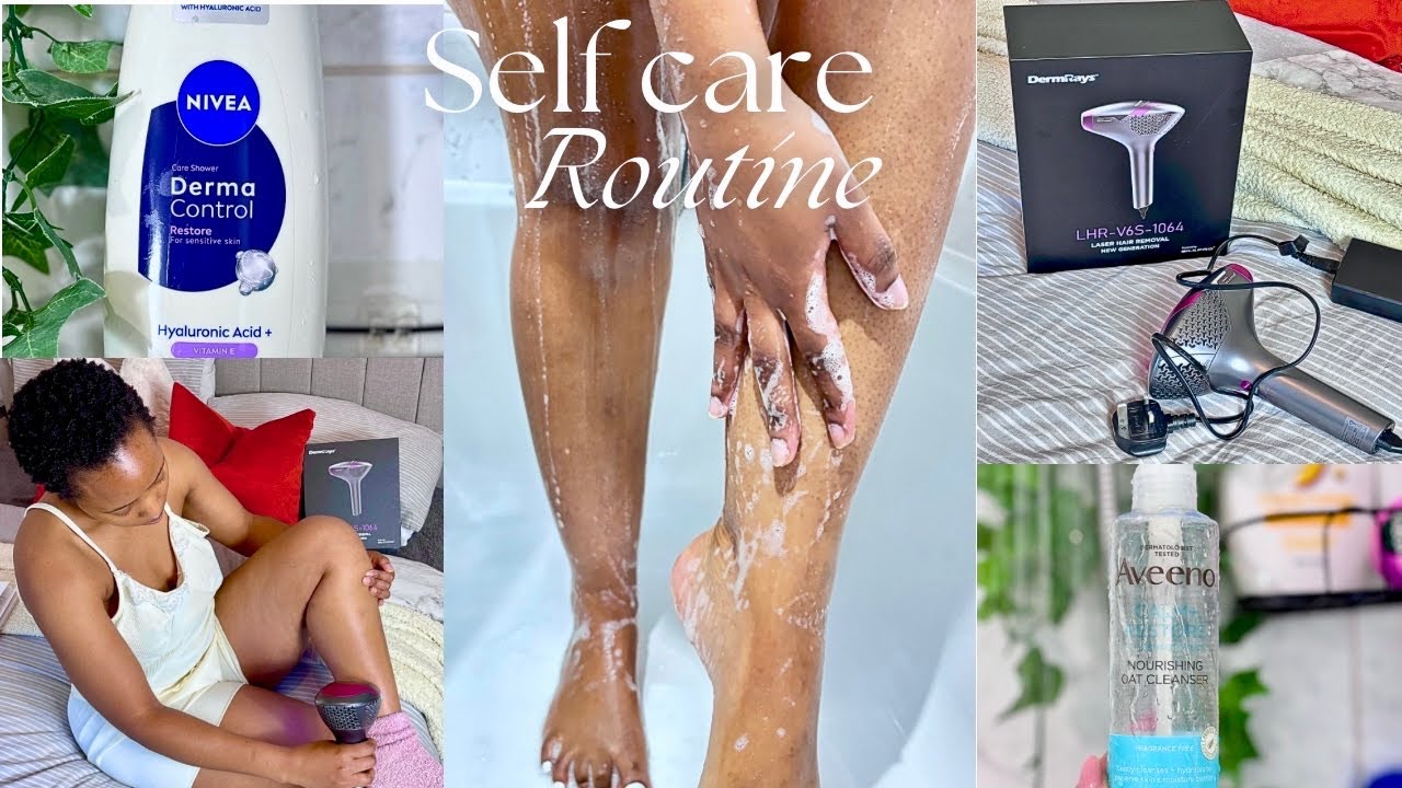 The Ultimate Shower Routine for Self-Care & at home Hair Laser