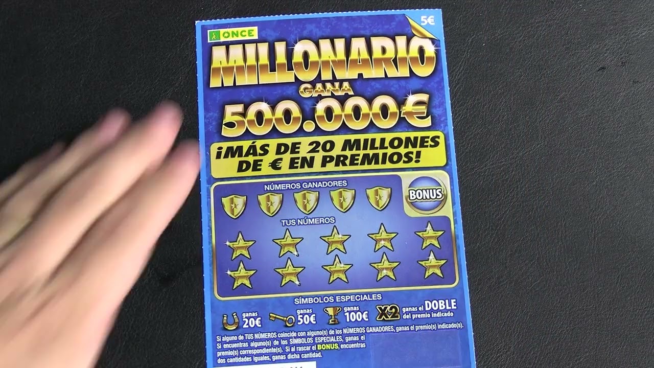 NUEVO RASCA MILLONARIO | RASCAS DE LA ONCE PREMIADOS
