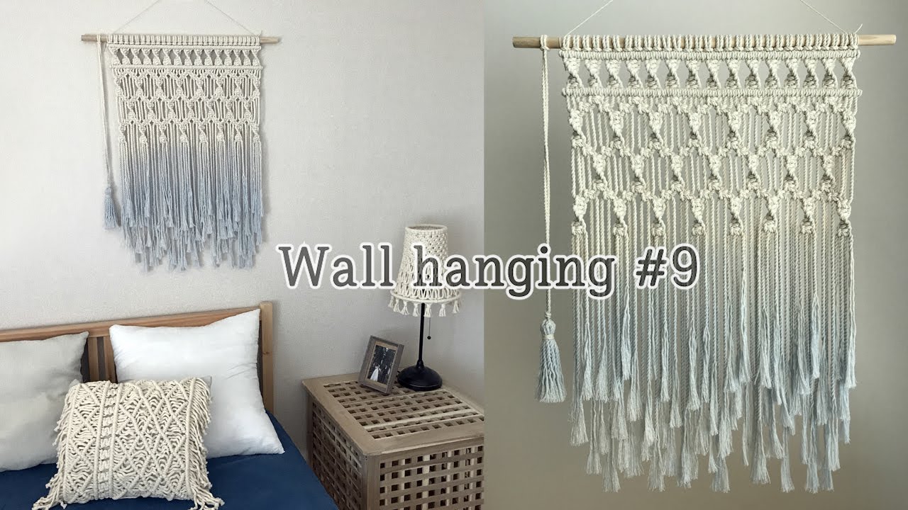 DIY Macrame Wall hanging #9 / 마크라메 월행잉 #9