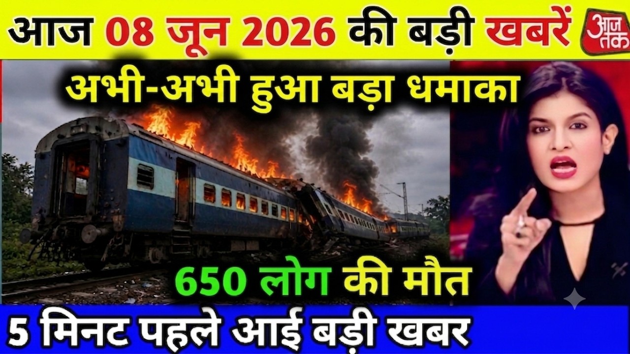 08 जून का मौसम | 08 June Today Big Breaking News | मुख्य समाचार और मौसम का पूरा अपडेट