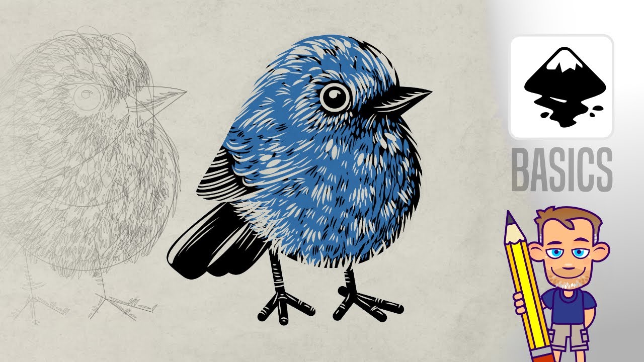 Inkscape Tutorial - Creating a Linocut Look