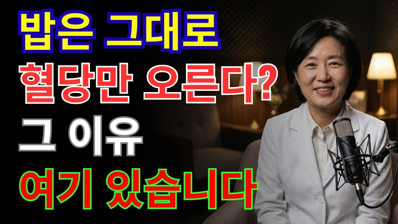 밥 양은 같은데 혈당이 다른 이유, 여기 있습니다| 건강 | 혈당 | 식사 | 노후 | 오디오북 |