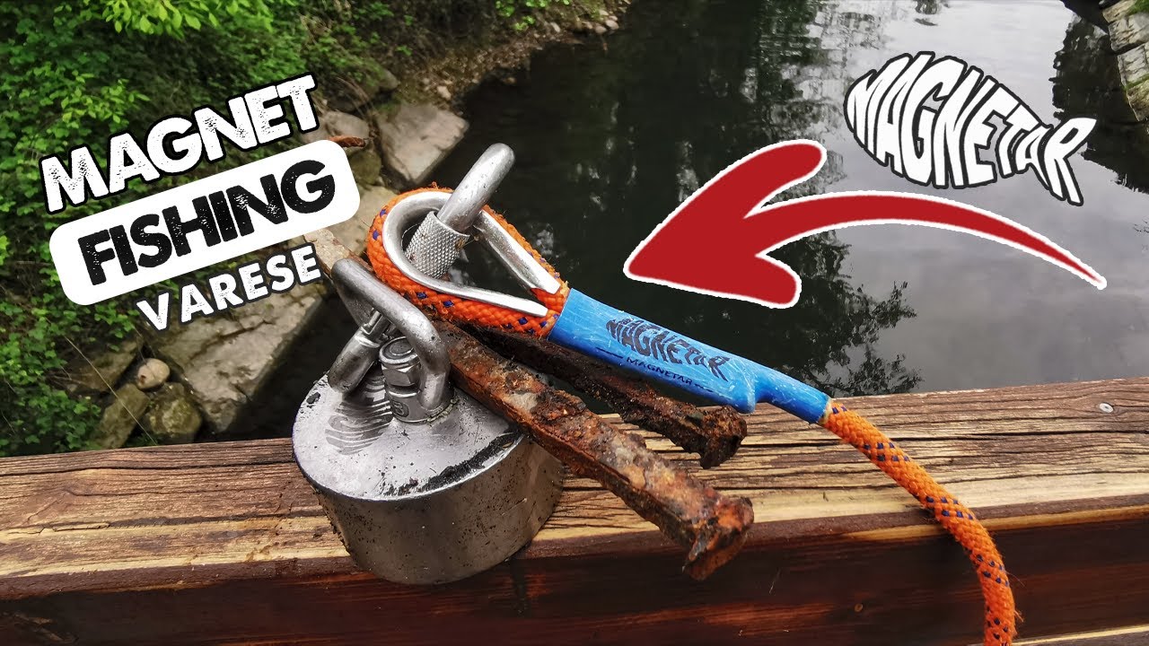 PESCA MAGNETICA al Fiume con il potente MAGNETE da 1000kg (magnet Fishing)