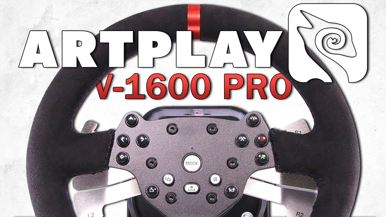 ОБЗОР ИГРОВОГО РУЛЯ ARTPLAYS V-1600 PRO &mdash; ДОСТОЙНЫЙ БЮДЖЕТНЫЙ ВАРИАНТ С FORCE FEEDBACK И 900&deg;