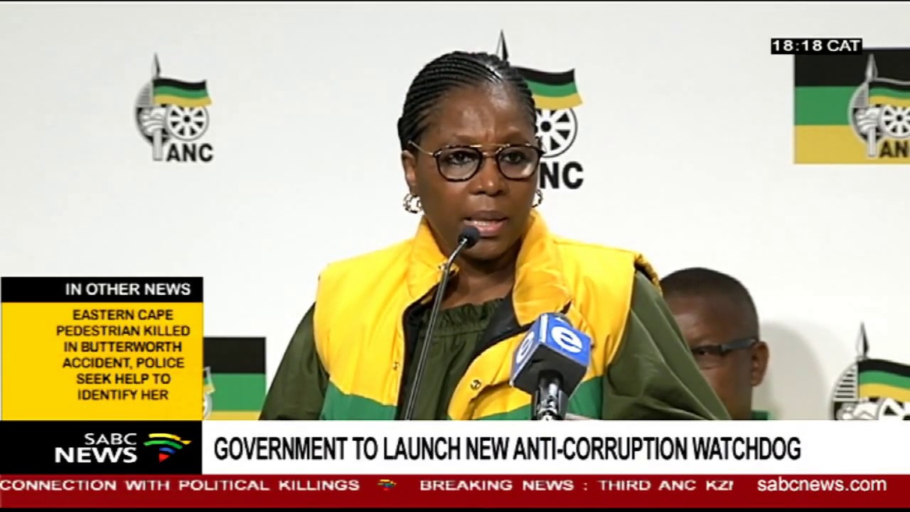 Minister Ayanda Dlodlo announces new anti-corruption watchdog