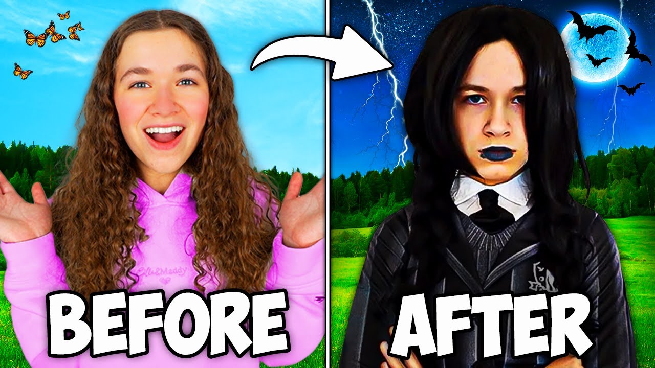 I Turned Into Wednesday Addams For 24 Hours 🖤