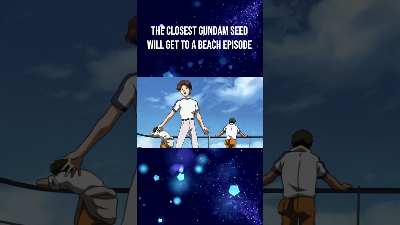 The closest Gundam Seed gets to a beach episode! #gundam #gundamseed