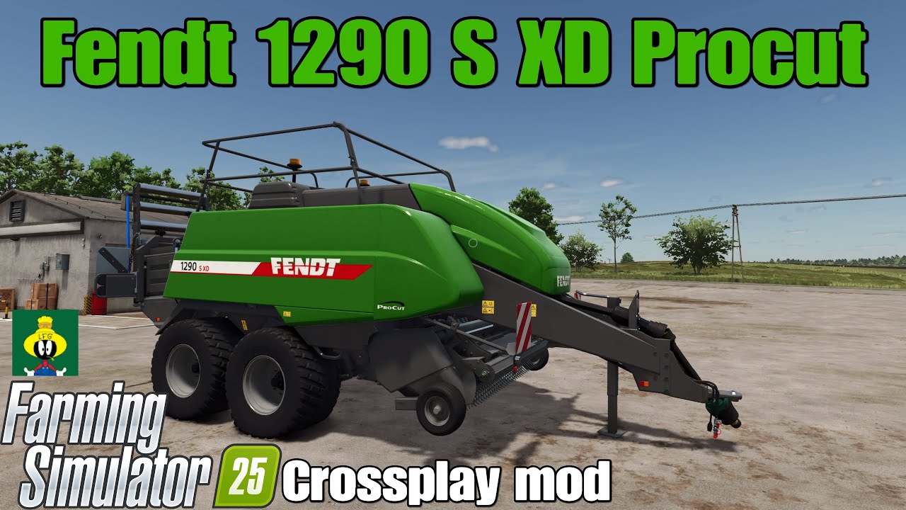 Fendt 1290 S XD Procut / FS25 кроссплей мод