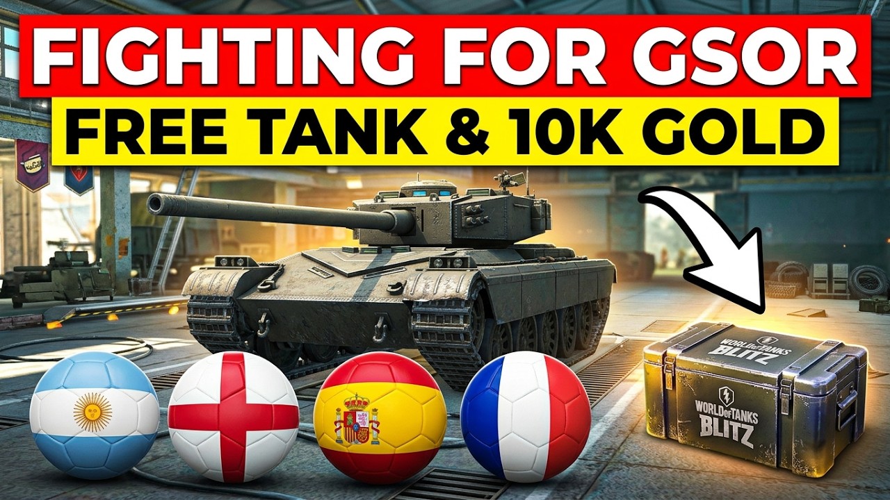 🔥NEW EVENT! 🎁 Doing the Quest - Fighting for Free 10K Gold and Tanks!!! 🔴 WoT Blitz LIVE Stream