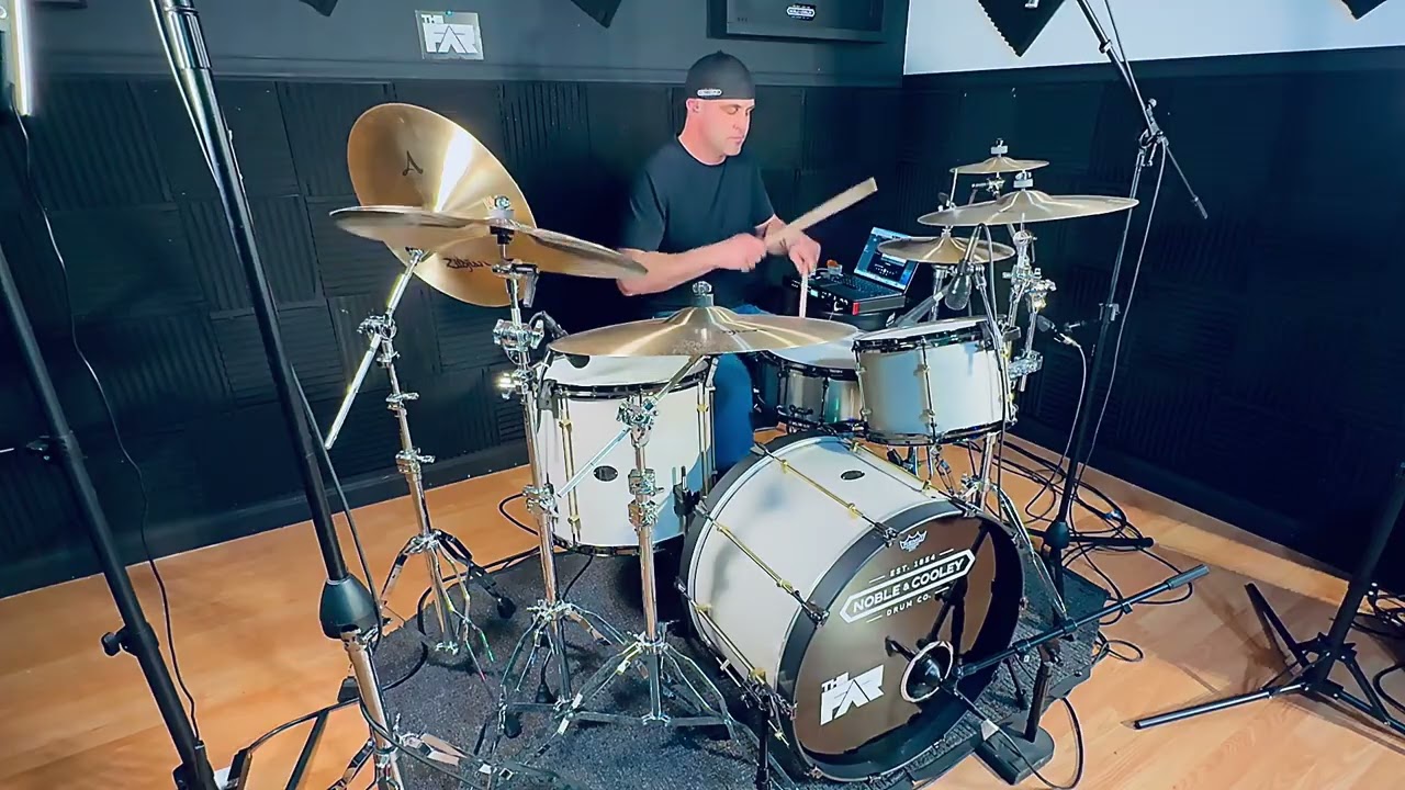 Eric Johnson - Cliffs of Dover Drum Cover on Noble and Cooley Drums 