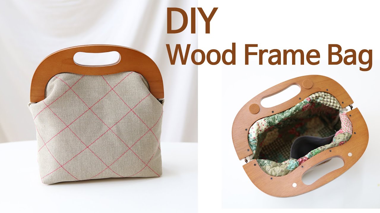 Сумка-рама DIY / деревянная рама