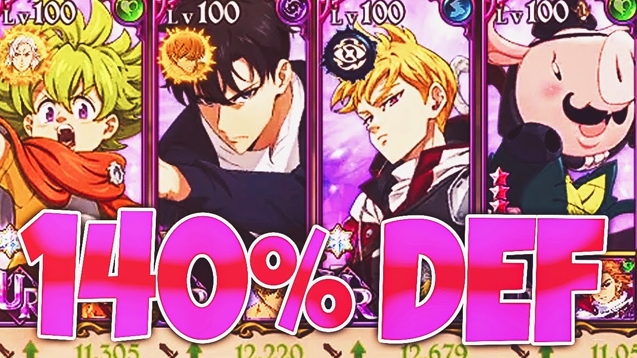 100% BEST DEF HUMAN TEAM YOU'VE EVER SEEN IN 7DS GRAND CROSS PVP!!!