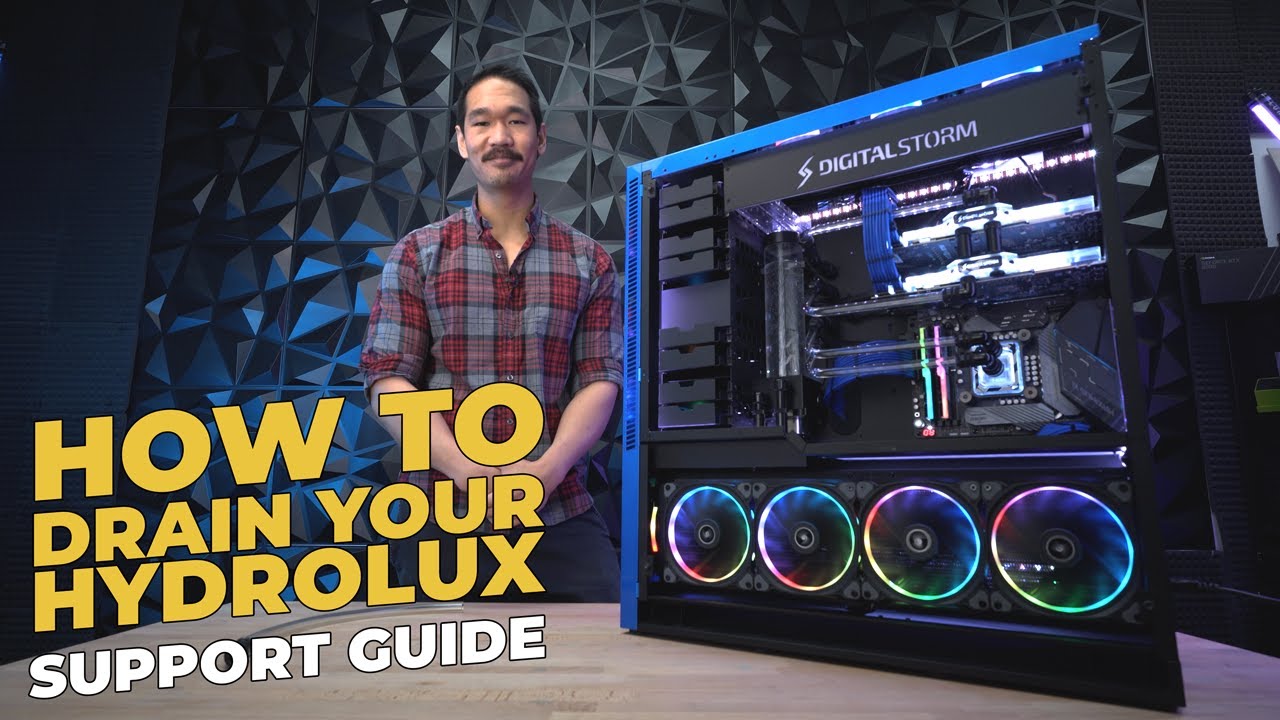 How to drain and refill your liquid cooled Digital Storm PC! [Level Up S2E2]