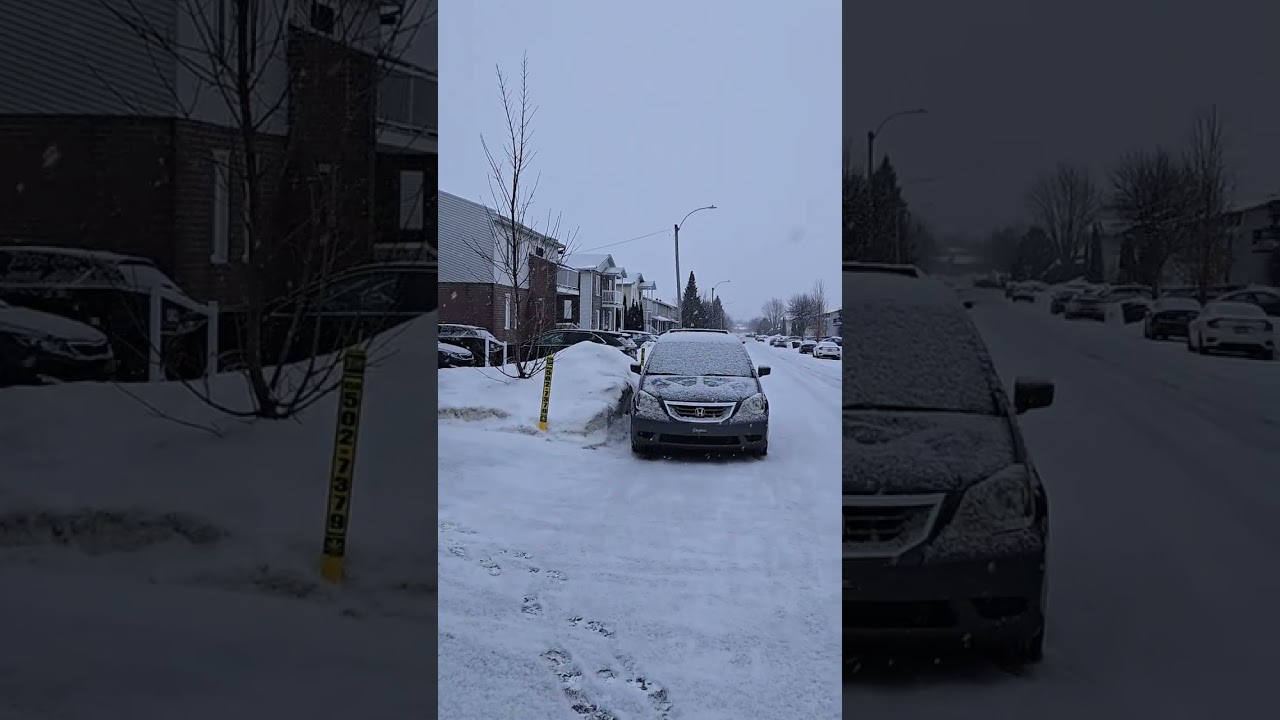 My 1st winter in quebec canada ( my 2nd is worst 🤧 )
