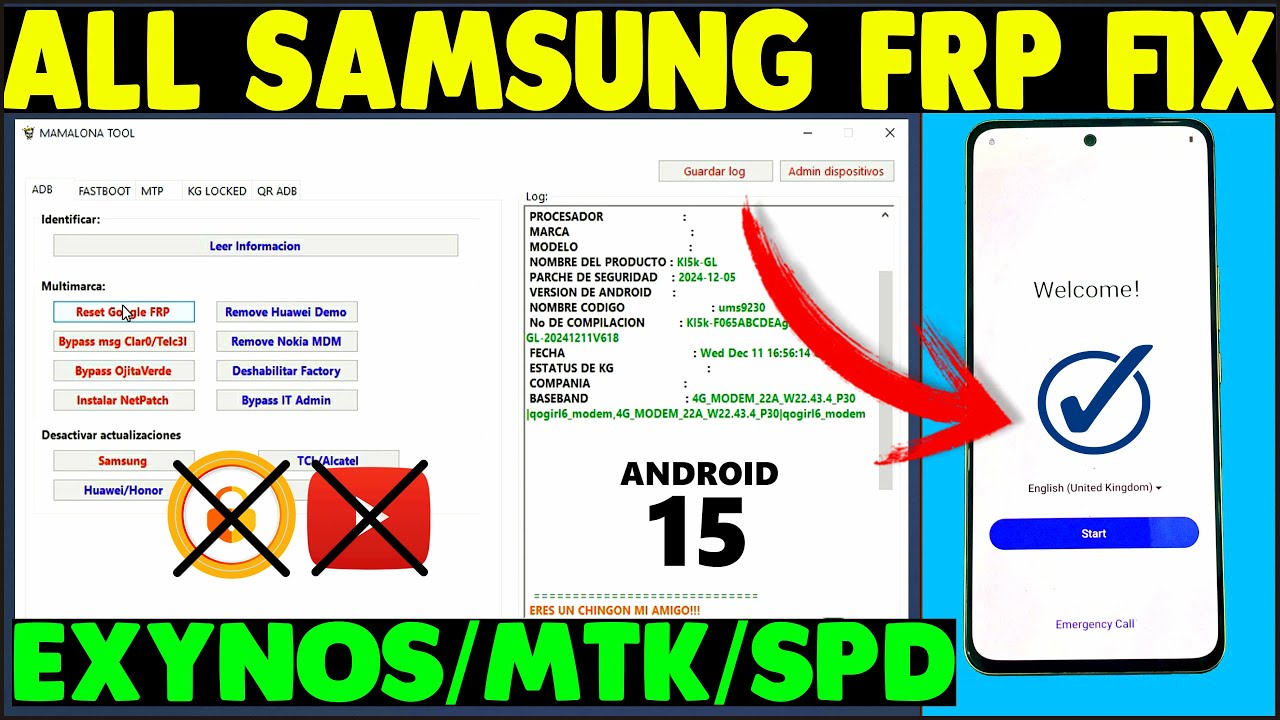 🔥 All Samsung FRP Lock Fix &mdash; New Method 2025 | Gmail & Account Lock Solution