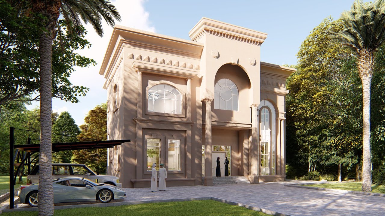 ISLAMIC MODERN VILLA CONCEPT : Dubai, UAE