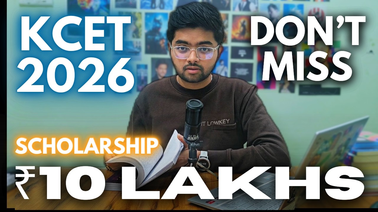 Give This Exam with KCET for ₹10 Lakhs Scholarship in Karnataka | KCET 2026