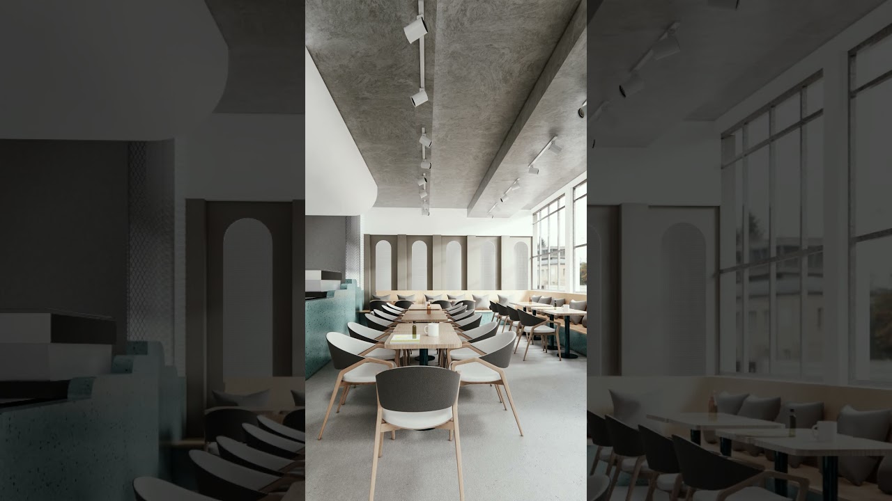 3D Rendering Interior Design Bar #shorts #3dmodeling #3drendering #render