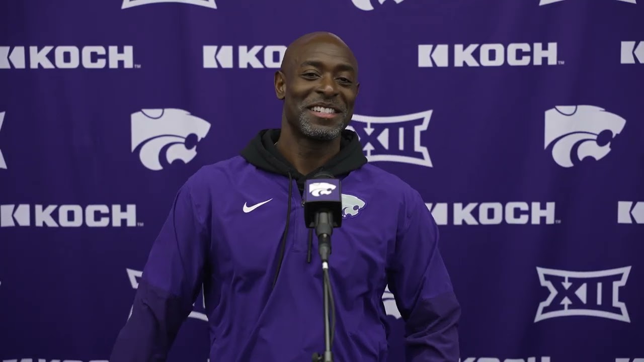 Kansas State RB coach Cory Patterson press conference | March 2