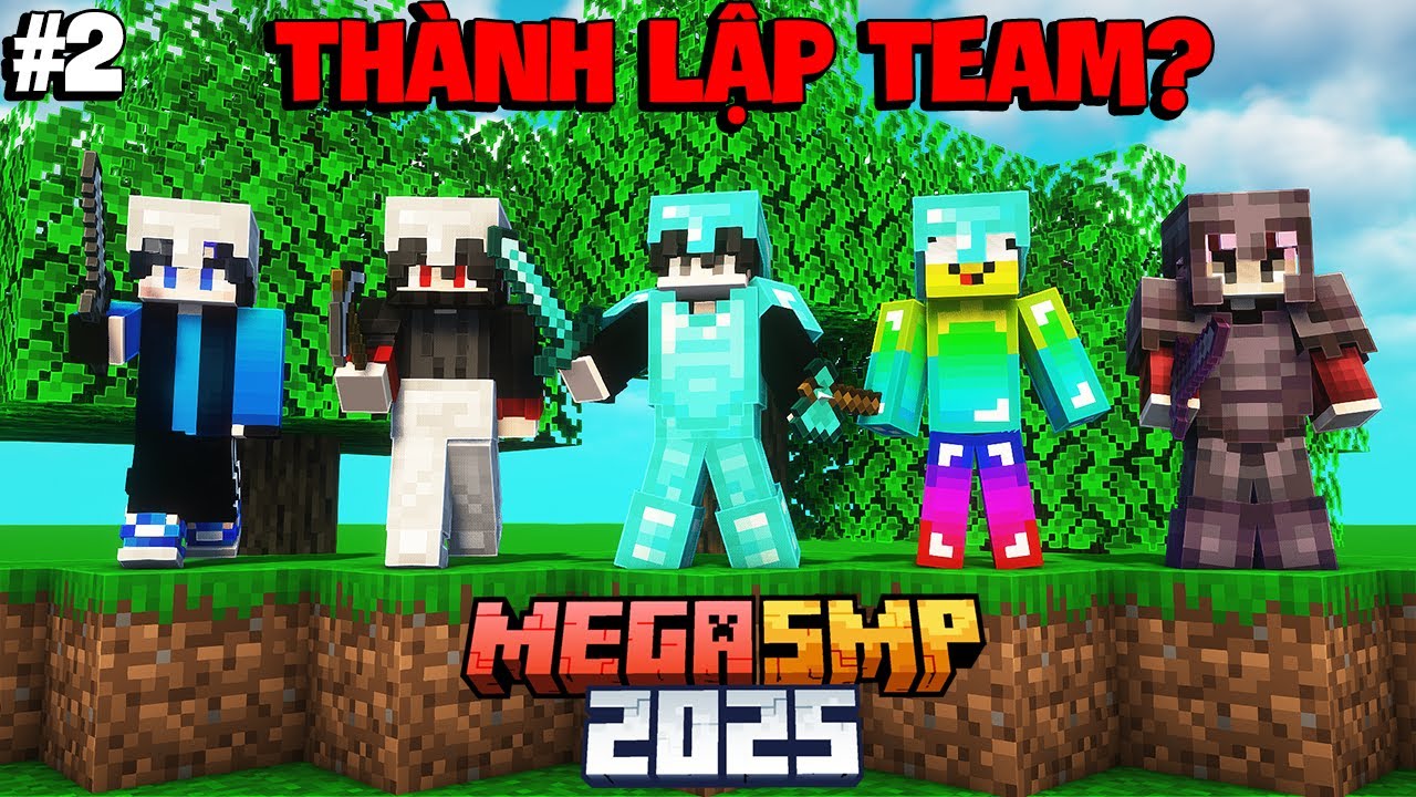 Minecraft Mega SMP 2025* Tập 2 | Kira Mời Kuro Thành Lập Team Gọi Vốn Để Bảo Vệ Nhau !!!