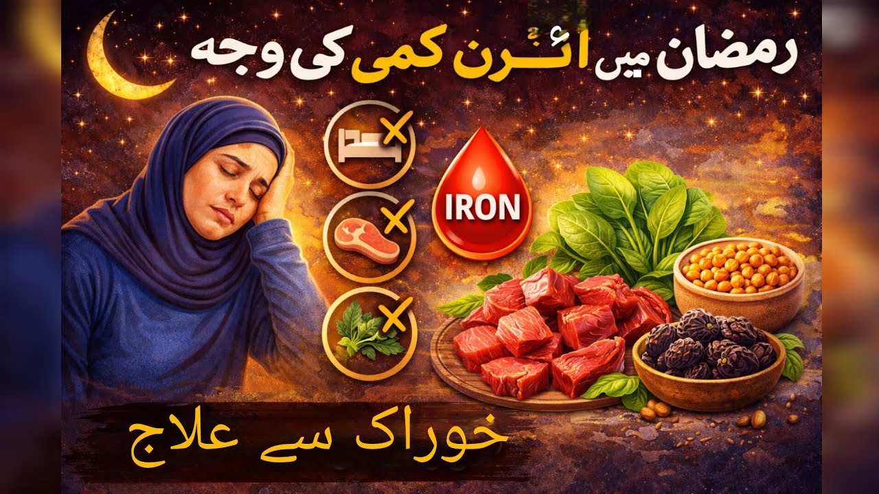 Iron deficiency during Ramadan | Anemia reasons | Iron rich diet 