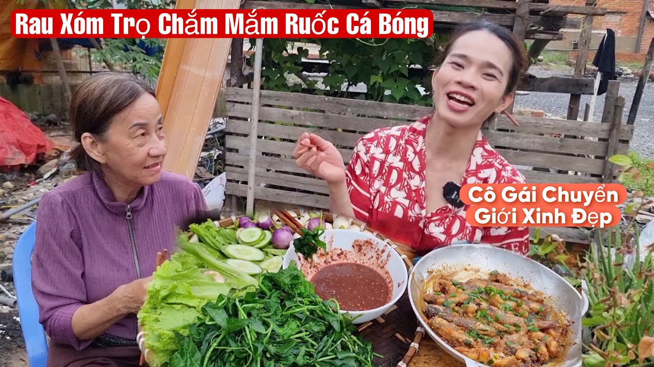 Rau Xóm Trọ Chắm Mắm Ruốc Cá Bóng Kho, Cô Gái Chuyển Giới Nấu 2 Nồi Mắm Lớn Vì Khách Đặt Quá Đông