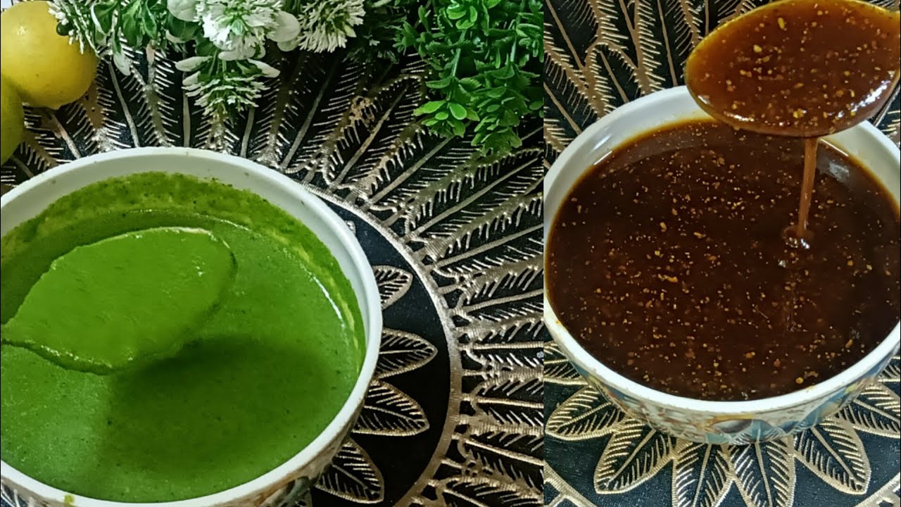 2 Chutney for chat,Dahi Vada, Pani Puri, Sandwich !चाट -चटनी  रेसिपी! Green💚and Red ♥️Chutney! Holi.